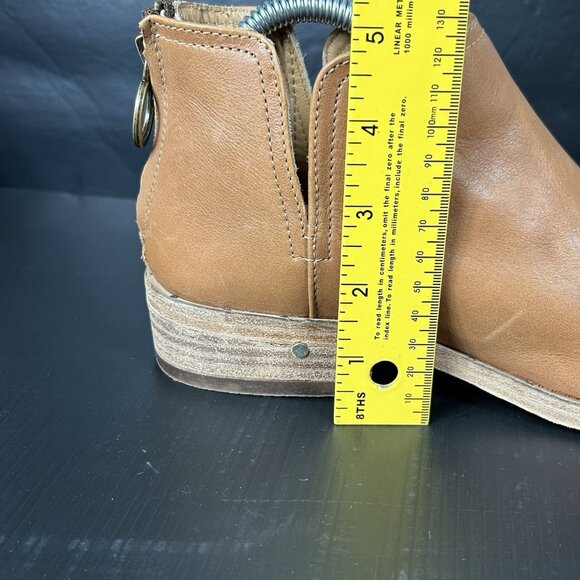 Beek Womens Sz 6‎ Falcon Ankle Bootie Chestnut Leather Zip Anthropologie - Picture 10 of 12